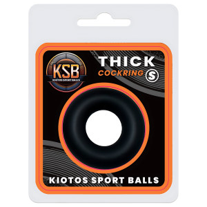 Cockring Silicone THICK S 21 mm Noir de KSB