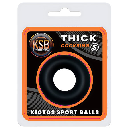 Cockring Silicone THICK S 21 mm Noir de KSB