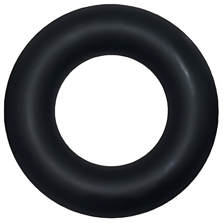 Cockring Silicone THICK M 32 mm Noir de KSB