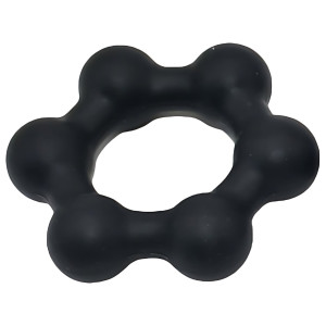 Cockring lesté STEEL BALLS S 32 mm Noir de KSB