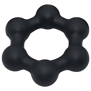 Cockring lesté STEEL BALLS S 32 mm Noir de KSB