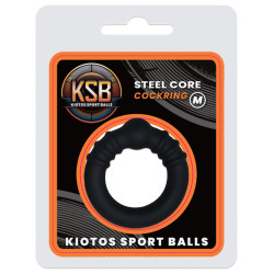 Cockring avec boule STEEL CORE M 35 mm de KSB 2