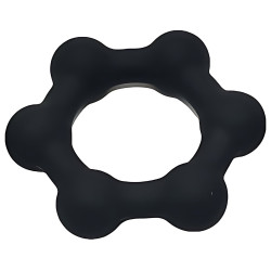 Cockring lesté STEEL BALLS M 38 mm par KSB