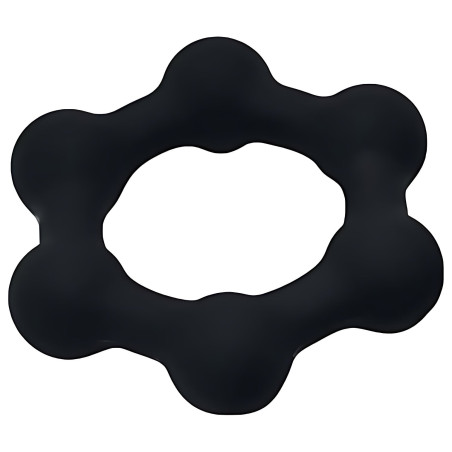 Cockring lesté STEEL BALLS M 38 mm par KSB