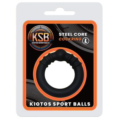 Cockring avec boule STEEL CORE L 42 mm de KSB