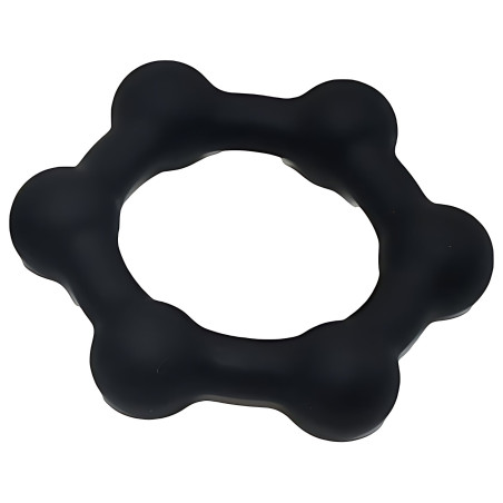 Cockring lesté STEEL BALLS L 42 mm par KSB