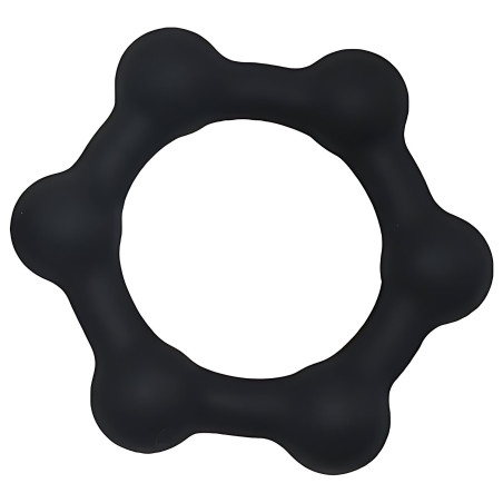 Cockring lesté STEEL BALLS L 42 mm par KSB