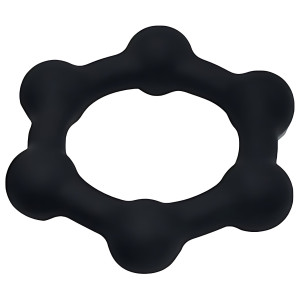 Cockring lesté STEEL BALLS L 42 mm par KSB