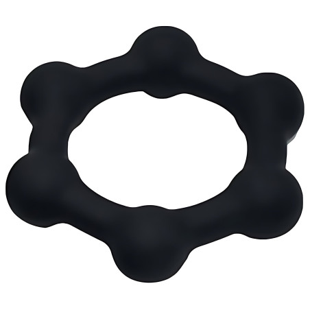 Cockring lesté STEEL BALLS L 42 mm par KSB
