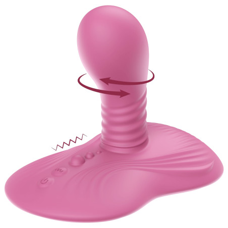 Double stimulateur vibrant rotatif JOYSTICKBALL de She.E.O.