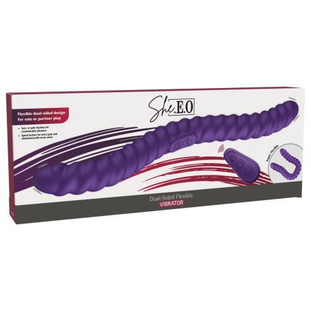 Double gode WORMSNAKE 16 x 3cm de She.E.O.