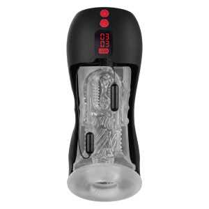 Masturbateur vibrant TWIN TURBO 10 Vibrations de Hidden Desire