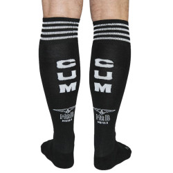 Chaussettes hautes noires CUM Cruising Socks de Mr B