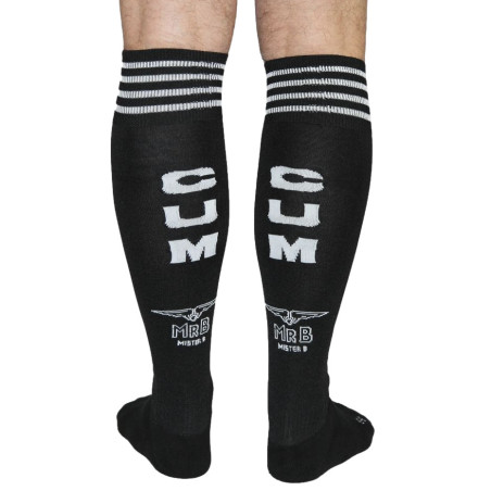 Chaussettes hautes noires CUM Cruising Socks de Mr B