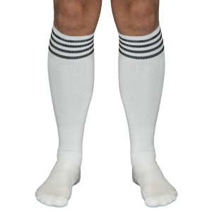 Chaussettes hautes SLUT Cruising Socks Blanches de Mr B