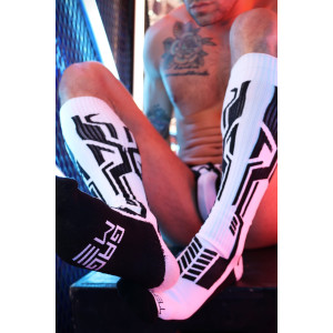 Chaussettes hautes CYBER SOCK Blanches de Breedwell