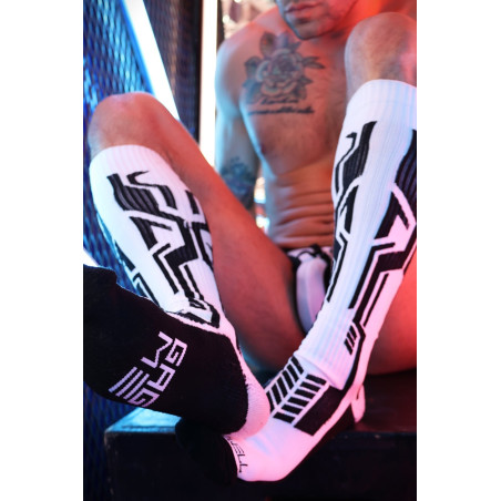 Chaussettes hautes CYBER SOCK Blanches de Breedwell