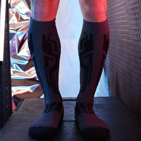 Chaussettes hautes CYBER SOCK Anthracite de Breedwell