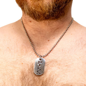 Plaque DogTag Kink PISS de Black Label