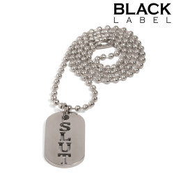 Plaque DogTag Kink SLUT de Black Label