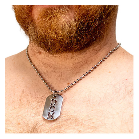 Plaque DogTag Kink DOM de Black Label