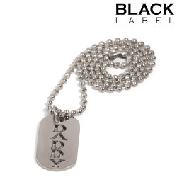 Plaque DogTag Kink DADDY de Black Label
