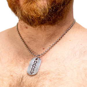 Plaque DogTag Kink DADDY de Black Label