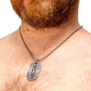 Plaque DogTag Kink SUB de Black Label