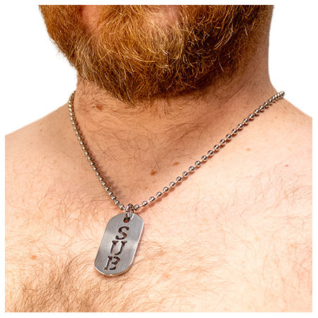 Plaque DogTag Kink SUB de Black Label