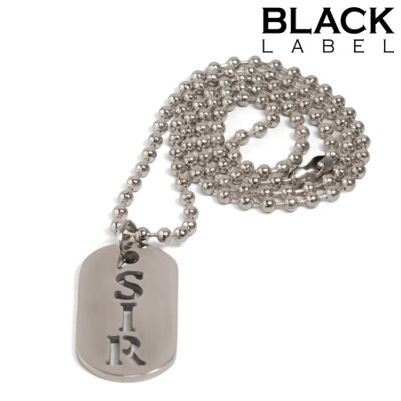 Plaque DogTag Kink SIR de Black Label