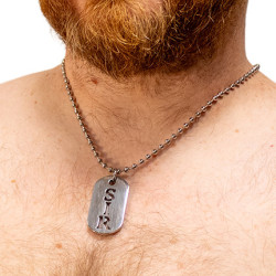 Plaque DogTag Kink SIR de Black Label 2