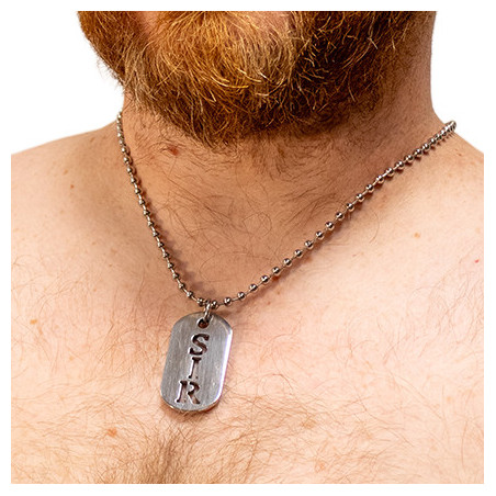 Plaque DogTag Kink SIR de Black Label