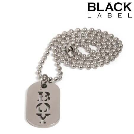 Plaque DogTag Kink BOY de Black Label