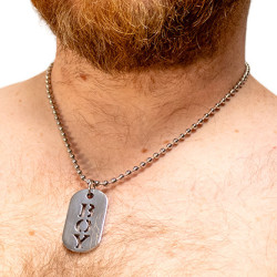 Plaque DogTag Kink BOY de Black Label 2