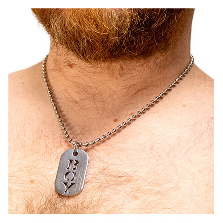 Plaque DogTag Kink BOY de Black Label