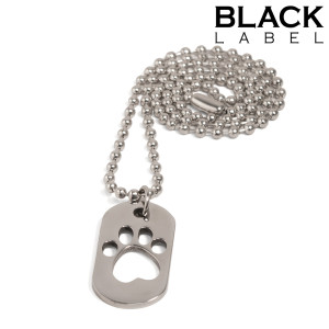 Plaque DogTag Kink PAW 4 x 3.5cm