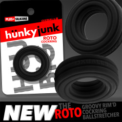 Cockring ROTO 25 mm Noir de Hünkyjunk by Oxballs