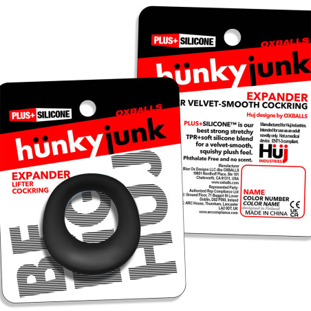Cockring EXPANDER 32 mm Noir de Hünkyjunk by Oxballs