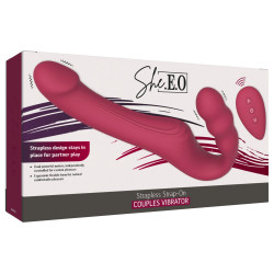 Gode ceinture vibrant PINKBUBLE de She.E.O. 2