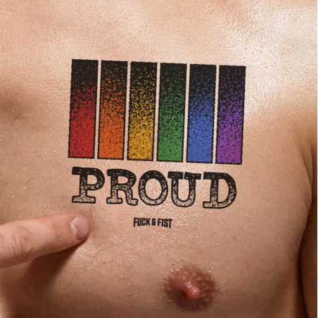 Tatouage temporaire PROUD de Fuck & Fist