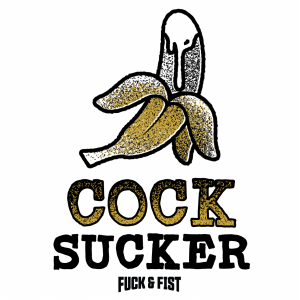 Tatouage temporaire COCK SUCKER de Fuck & Fist