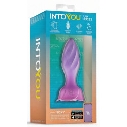 Plug bijou vibrant rotatif MOXY par INTOYOU 2