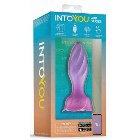 Plug bijou vibrant rotatif MOXY par INTOYOU