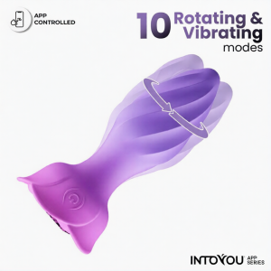 Plug bijou vibrant rotatif MOXY par INTOYOU