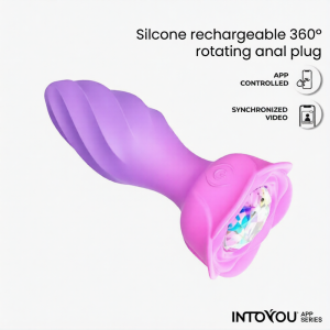 Plug bijou vibrant rotatif MOXY par INTOYOU