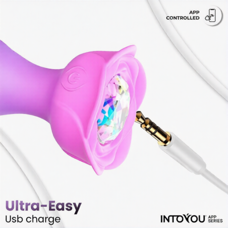 Plug bijou vibrant rotatif MOXY par INTOYOU