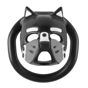 Cage de chasteté PUPPY Noir-Gris 4.5 x 3.2 cm de CockLock