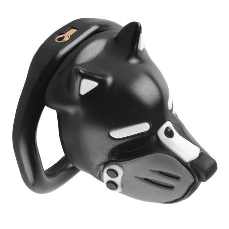 Cage de chasteté PUPPY Noir-Gris 4.5 x 3.2 cm de CockLock