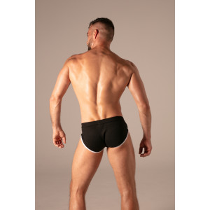 Slip RIB ZIP Noir de Absolu Male