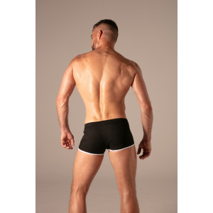 Boxer RIB ZIP Noir de Absolu Male